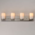 thumbnail image 6 of Maxim 10284SWSN Lateral Satin Nickel 30"W 4-Bulb Vanity Light Fixture, 60W, 6 of 7