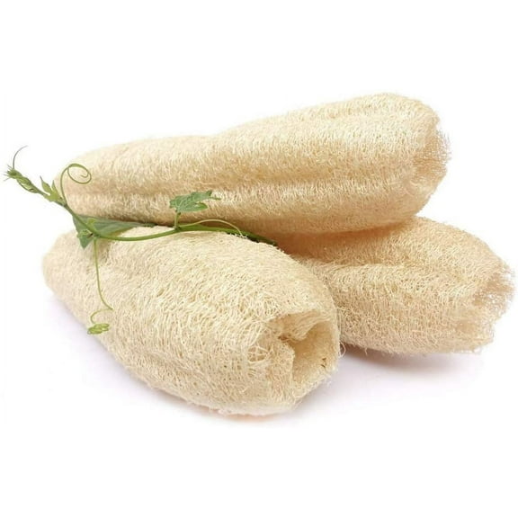 Natural Whole Loofah Exfoliating Body Scrubber Dead Skin Remover Bath Sponge Shower,for Men and Women
