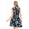 thumbnail image 2 of HAPPY BAY Women's Beachwear Swimsuit Coverups Summer Swim Beach Dress Cover ups for Swimwear Women Loose Casual Bathing Suit 0-2 Black, Floral Hibiscus, 2 of 6