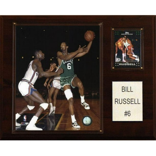 NBA Bill Russell Boston Celtics Player Plaque