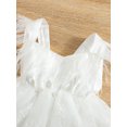 thumbnail image 4 of TSEXIEFOOFU Baby Girl's Romper, Sleeveless Feather Tassel Decorated Lace Embroidered One Piece Romper Dress, 4 of 9