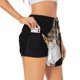 thumbnail image 1 of Balery Sunflower Gnomes 4 Pantalones cortos deportivos para mujer con forro y dos bolsillos, elásticos, para entrenamiento, gimnasio, yoga-X-Large, 1 of 7