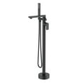 thumbnail image 2 of Venus Square head tub filler faucet with Standard Handle - Matte Black, 2 of 10