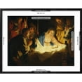thumbnail image 5 of Art.com The Adoration of the Shepherds, 1622 Giclee Print by Gerrit van Honthorst, Black Frame Wall Art, 29" x 23", 5 of 5