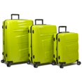thumbnail image 1 of Dejuno 1909DJ-LIME Lumos Ensemble de Bagages Rigides Extensibles à Roulettes, Lime - 3 Pcs, 1 of 1