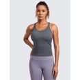 thumbnail image 2 of Top Deportivo CRZ YOGA Sin Costuras con Espalda en Y Gris XXS, 2 of 6