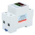 thumbnail image 4 of Sonew Walfront SVP‑916 100‑130VAC Adjustable Over And Under Voltage Protector Delay Reset Protector Overvoltage Protection Action, 4 of 8