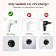 thumbnail image 3 of Cargador de repuesto de 23 V 400 mA para aspiradora Black Decker, 3 of 8
