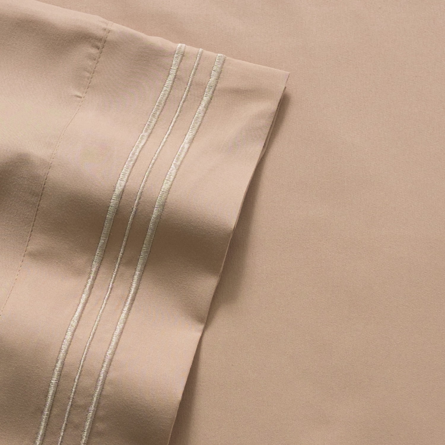 Sweet Home Collection 1800 Series Bed Sheets - Extra Soft Microfiber Deep Pocket Sheet Set - Taupe, Twin XL