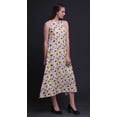 thumbnail image 3 of Bimba Robe de Soirée Dos Nu Géométrique pour Femmes Tenue de Plage Été-TP, 3 of 6