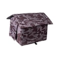 thumbnail image 3 of Casa de invierno para mascotas, cabaña para gatos con entrada lateral, fácil de instalar, accesorios multiusos con correas resistentes al viento, port 48 x 42 x 36 cm, 3 of 8