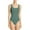 Green, variant on Ohufall One Piece Bathing Suit for Women Women Push Up Padded Bikini Swimsuit Training Athletic Swimwear Sport Tank Swimwear Tummy Control Bathing Suits