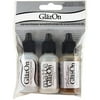 Imagine Crafts 3-Pack GlazOn Layerant and Sealant for StazOn Inks, Includes Original/Matte and Vintage, 0.5 Fluid Ounce