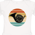thumbnail image 4 of Inktastic French Horn Retro Music Sunset Boys or Girls Long Sleeve Baby Bodysuit, 4 of 5