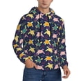 thumbnail image 2 of Goofa Turtle for Men's Hooded Sweatshirt - Lightweight Pullover Hoodie with Kangaroo Pocket, Perfect for Everyday Wear-, 2 of 7