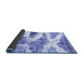 thumbnail image 2 of Ahgly Company Indoor Square Abstract Blue Modern Area Rugs, 4' Square, 2 of 4
