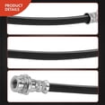 thumbnail image 5 of A-Premium Rear Side Brake Hydraulic Hose Compatible with Nissan and Suzuki Models - 720 1983-1985, NX 1991-1993, Sentra 1991-1994, Tsuru 1991-2012, Sidekick 1989 - Replace# 4621479911(Pack of 2), 5 of 8