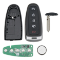 thumbnail image 4 of Car Smart Remote Key 5 Button 433MHz Fit for Focus Edge Escape Explorer Taurus Flex 2011-2016 BT4T-15K601-, 4 of 6