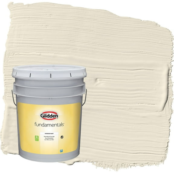 Glidden Fundamentals Brandied Pears / Beige Flat Interior Paint, 5 Gallon