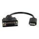 C2G DVI HDMI Adaptateur vers -D - Convertisseur HDMI vers DVI-D Simple Liaison - M/F - Convertisseur Vidéo - HDMI - DVI - Noir – image 1 sur 5