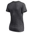 thumbnail image 3 of Women's Fanatics Heathered Charcoal Atlanta Braves 2021 National League Champions Locker Room Plus Size V-Neck T-Shirt, 3 of 4