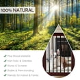 thumbnail image 2 of YYAo Dog Gates for The House,Dog Gate for Stairs,Pet Gate Safety Fence, 30 Inch Configurable Folding 4 Panel Wood Fence, 2 of 9