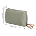 thumbnail image 2 of Small Makeup Bag for Purse Travel Makeup Pouch Mini Cosmetic Bag for Women Girls Dacron Green, 2 of 3