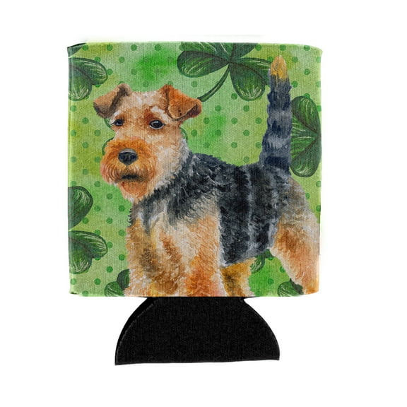 Welsh Terrier St Patrick's Can or Bottle Hugger