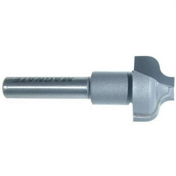 Magnate 3741 Plunge Ogee Router Bits — 3/4" Cutting Diameter; 1/4" Small Diameter; 7/16" Cutting Height; 1/4" Shank Diameter; 1/8" Radius; 1-1/4" Shank Length