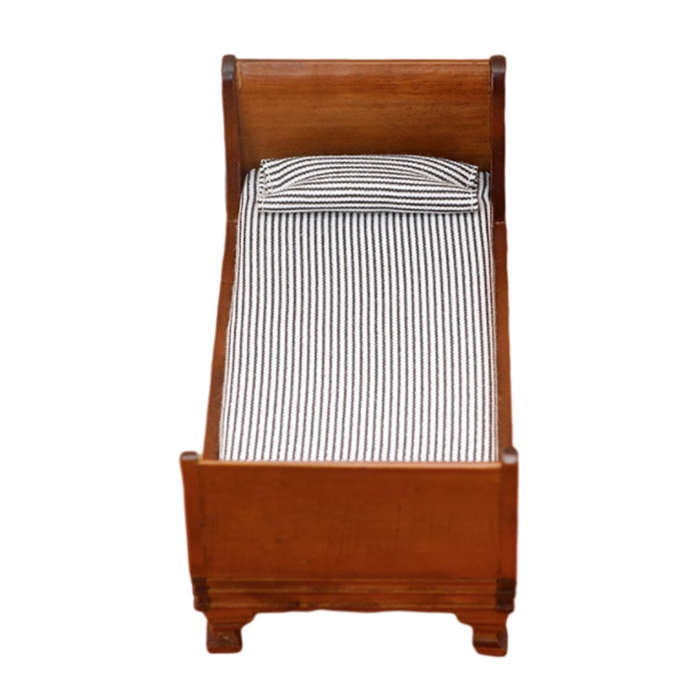 HOMEMAXS Mini House Single Bed Model Decor Doll House Bed Decor Layout homemaxs-mini-house-single-bed-model-decor-doll-house-bed-decor-layout
