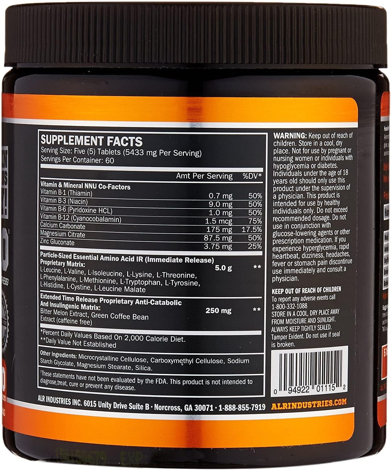 Humapro | Whole Food Protein Equivalent, Protein Matrix Formulated for Humans, Essential Amino Acids, Easy Digestion, Lean Muscle Gain | 300 Tablets (60 Serving)