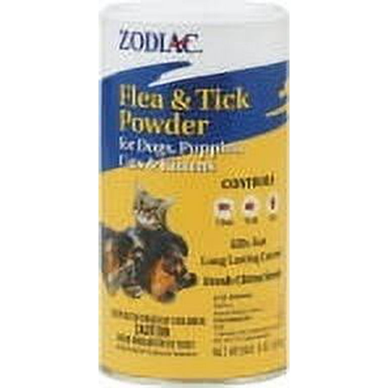 Zodiac, Flea and Tick Powder, 6 oz, for Dogs and Cats - Walmart.com