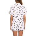 thumbnail image 4 of Halloween Women's Notched Top and Shorts Pajama Set, 4 of 5