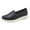 Black, variant on Platform Wedges Penny Loafers for Women Spring Autumn Fashion Leather Memory Foam Comfort Casual Walking Shoes