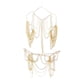 thumbnail image 2 of Las Mujeres De Metal Borla De Oro Borla Cuerpo Cadena Arnés Collar Moda Joyería, 2 of 9