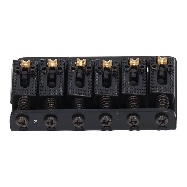 Guitar Fixed Bridge,Electric Guitar Bridge 6 Top Load Bridge Guitar Bridge Meticulously Designed