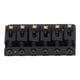 thumbnail image 2 of Puente de guitarra eléctrica 6 cuerdas 65 mm Guitarra de metal brillante Reemplazo de puente fijo rígido Negro, 2 of 14