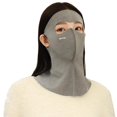 thumbnail image 1 of Windproof and Warm Mask Thickened Fleece Full-face Protection Winter Cycling, 1 of 8