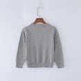 thumbnail image 4 of KAUOD Kids Knit Pullover Sweater Loose Soft Crew Neck Sweater Clothes Boys Girls Fall Casual Lined Sweatshirts Tops Clothes, 4 of 9