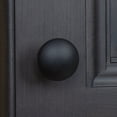 thumbnail image 4 of GlideRite 1 in. Classic Round Convex Cabinet Hardware Knob, Matte Black, 4 of 5