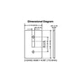 thumbnail image 2 of Leviton Mfg 002-80709-00W Plaque Murale à Bascule Blanche à 2 Gangs, 2 of 2