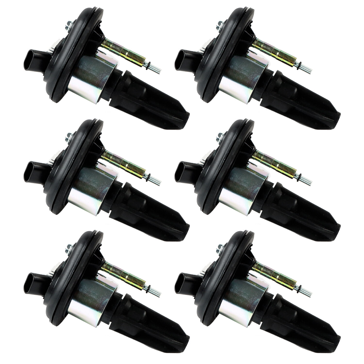 POLARPRA Ignition Coil Pack UF303 for 2002-2005 Chevy Trailblazer, Canyon, Envoy, GMC - 6 Pieces