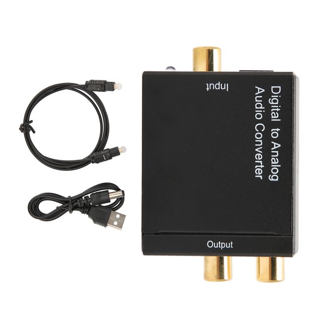 Digital To Analog Converter 96 KHz, Optical To 3.5mm Jack Adapter With USB And Optical Cord For PS3, For , For , HD DVD