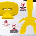 thumbnail image 3 of SAFEJAWZ Football Mouth Guard, Sports Lip Guard with Connected Strap, Adult and Youth Mouthpiece, One Size Yellow, 3 of 6