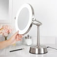 thumbnail image 3 of Zadro Lexington LED Light Makeup Mirror with Magnification & Touch-Pad, 3 of 11