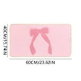 Mats Preppy Girls Bathroom Bedroom Mat Room Cute Bow Front Door Kitchen Mat Extra Large