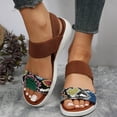 thumbnail image 5 of Anuirheih Summer Ladies Shoes Flat Heel Open Toe Sandals Casual Women's Sandals Sandals Women (Multicolor), 5 of 9