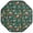 E Multicolor, variant on Student Playmat Octagonal Padded Waterproof Play Mat Foldable Crawling Mat for Infants Toddlers Grey and Black Star Print Playpen Liner Student Shower Gift for Indoor Outdoor