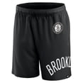 thumbnail image 2 of Men's Fanatics Black Brooklyn Nets Free Throw Mesh Shorts, 2 of 3