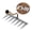 7 Tooth Copper, variant on 4/5/6/7-Tooth Dethatcher Rake Metal Yard Rake Weeding Hoe Rake Weeding Scarifier Artifact Agricultural Tools Garden Cultivator